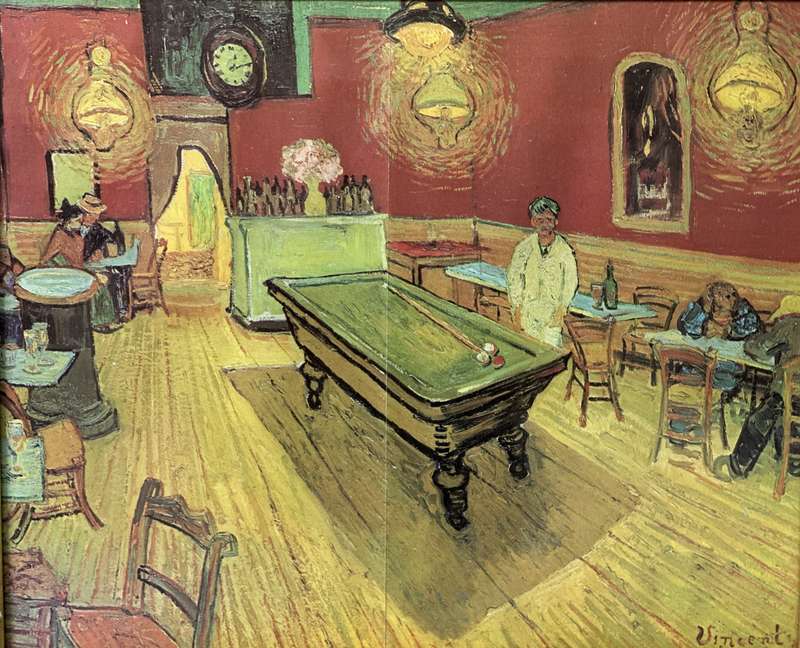 Framed Vincent Van Gogh Print, The Night Cafe - Finished Size 40.5cm x 47cm