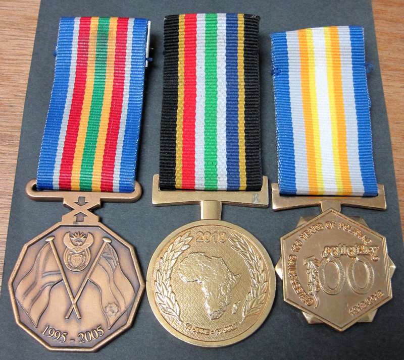 SAPS - Group of 3 commemorative medals