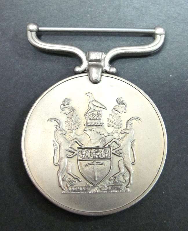Rhodesian General Service Medal awarded to S/R G.F Gibbings 35364
