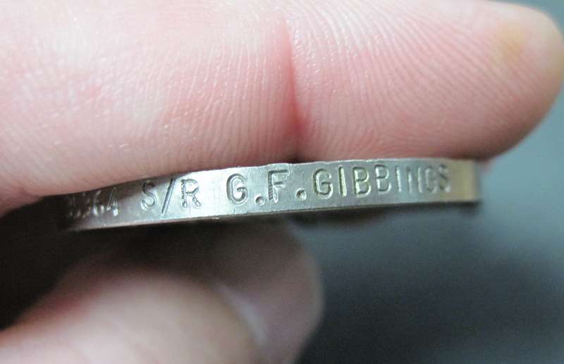 Rhodesian General Service Medal awarded to S/R G.F Gibbings 35364