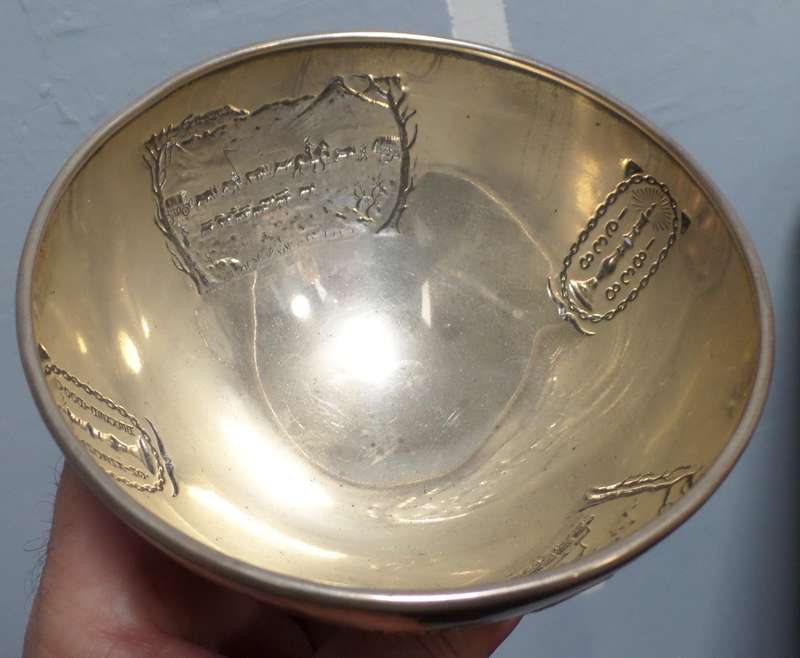 1938 Centenary of the Groot Trek silver(0.835) bowl