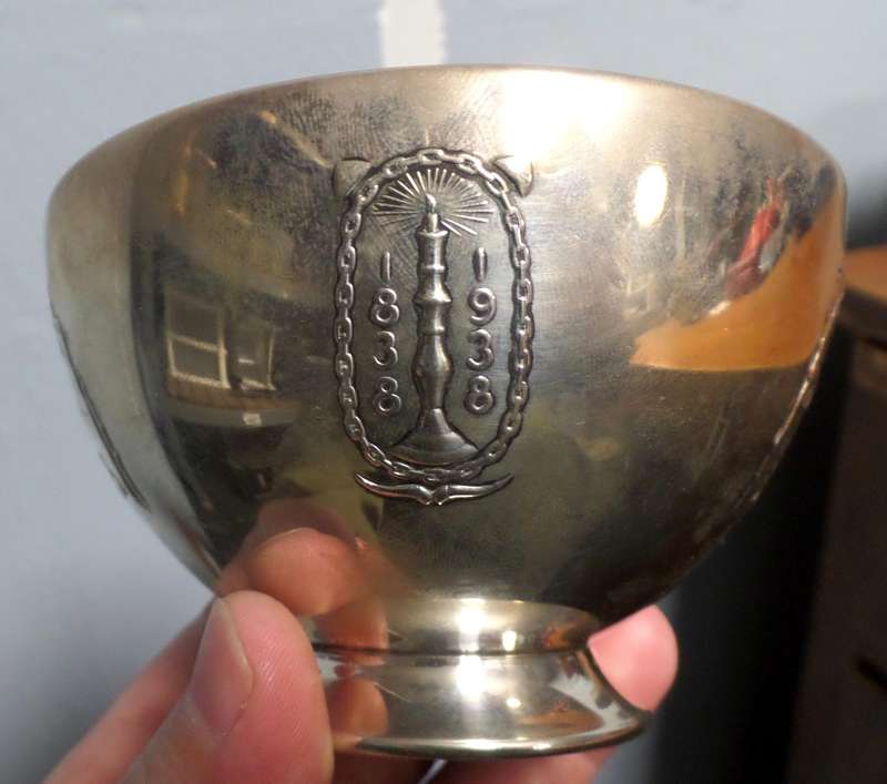 1938 Centenary of the Groot Trek silver(0.835) bowl