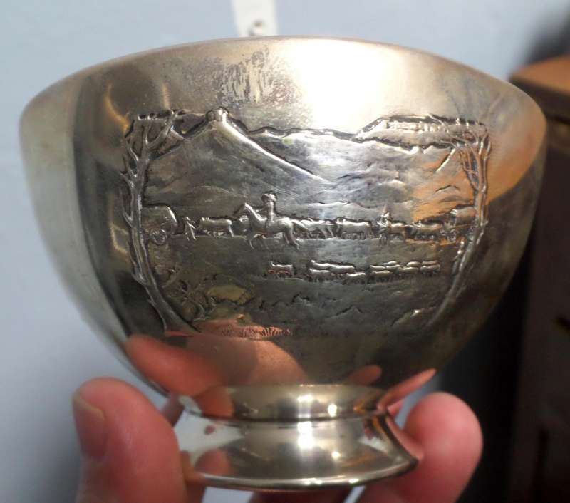 1938 Centenary of the Groot Trek silver(0.835) bowl