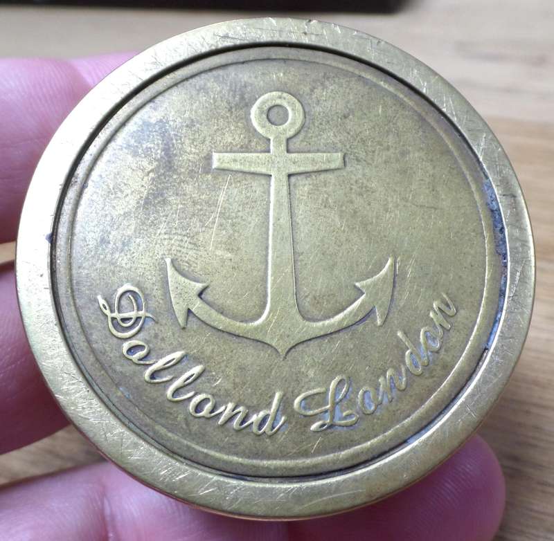 Vintage brass Compass & Sundial by Dalland, London