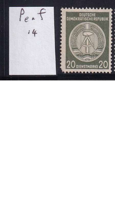 1955 German Coat of Arms Perf 14