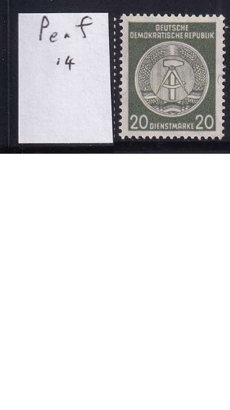1955 German Coat of Arms Perf 14