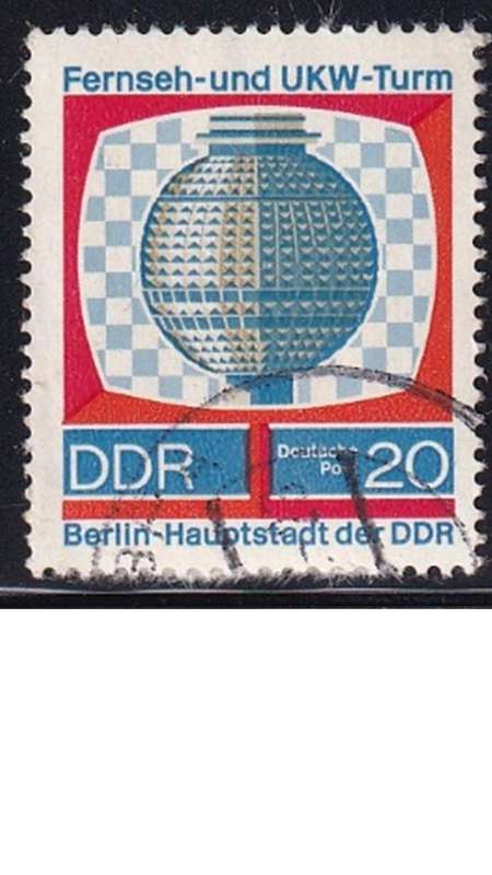 1969 The Radio and Television Tower, East Berlin, DDR.