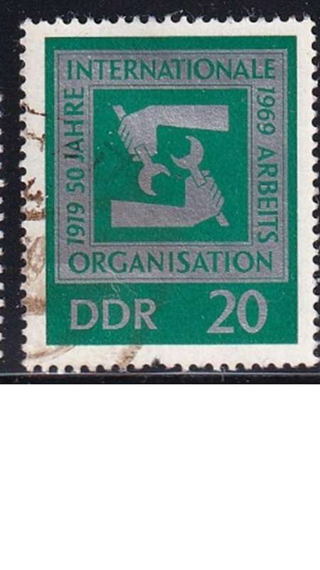 1969 The 50th Anniversary of I.L.O., DDR.