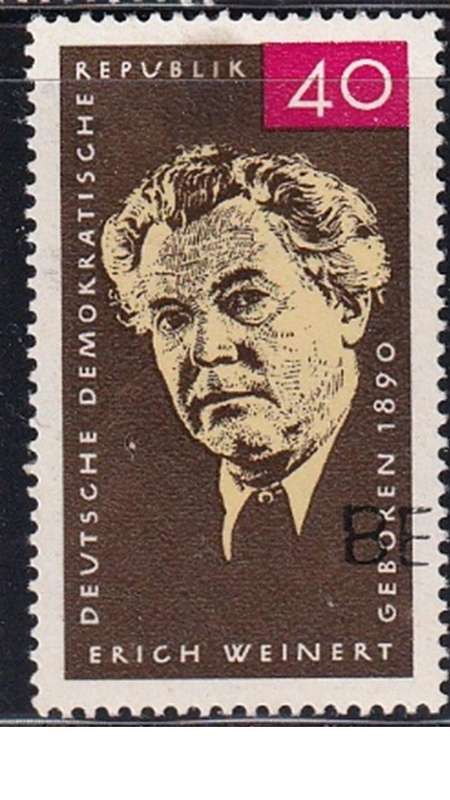 1965 The 75th Anniversary of the Birth of Erich Weinert, DDR.