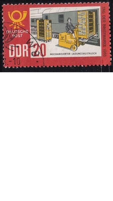 1963 Stamp Day, DDR.