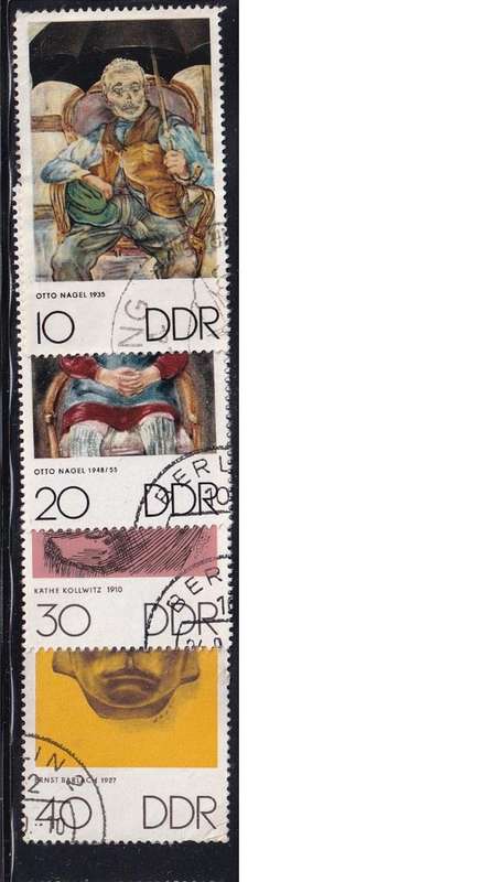 1970 Art, DDR. Set not completed.