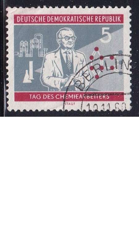 1960 The Day of Chemistry Industry, DDR.