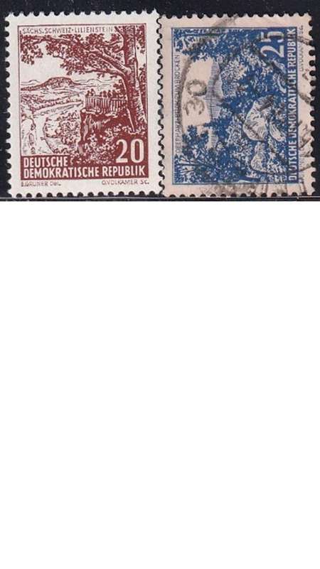 1961 Landscapes, DDR.