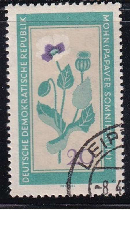 1960 Medicinal Plants, DDR.