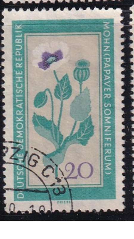 1960 Medicinal Plants, DDR.