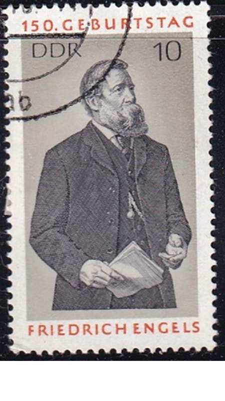 1970 The 150th Anniversary of the Birth of Friedrich Engels, DDR.