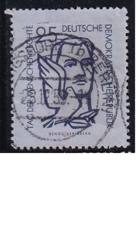1956 The Day of Human Rights, DDR.