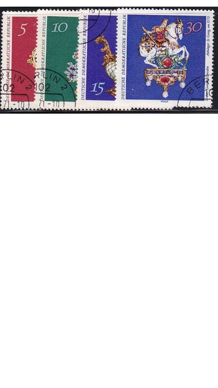 1971 Art, DDR. Set not completed.