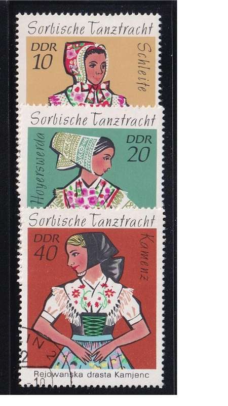 1971 Sobian Costumes, DDR. Set not completed.