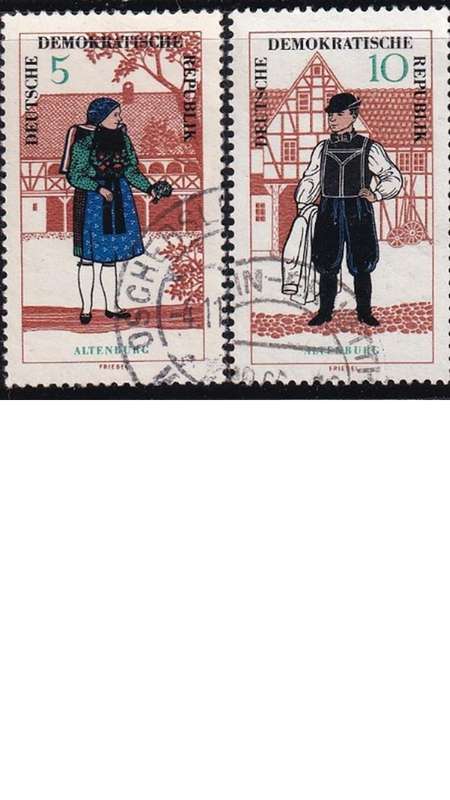 1966 Folk Costumes, DDR.