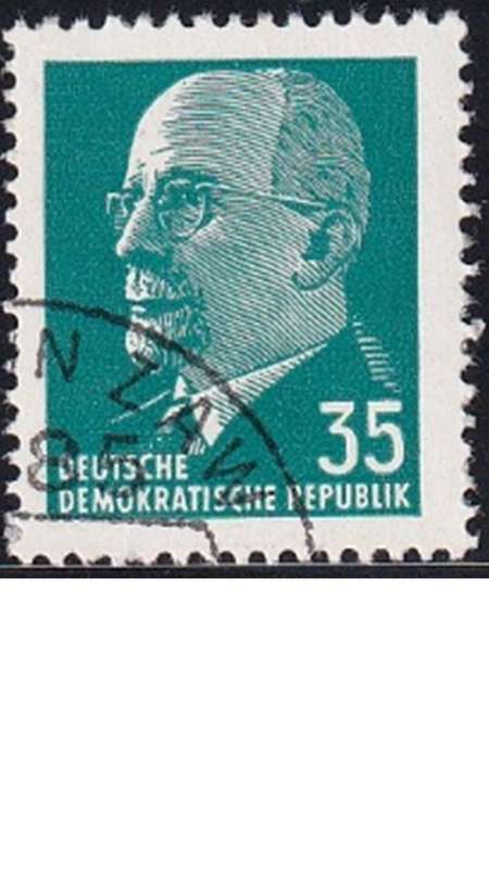 1971 Walter Ulbricht - New Value, DDR.