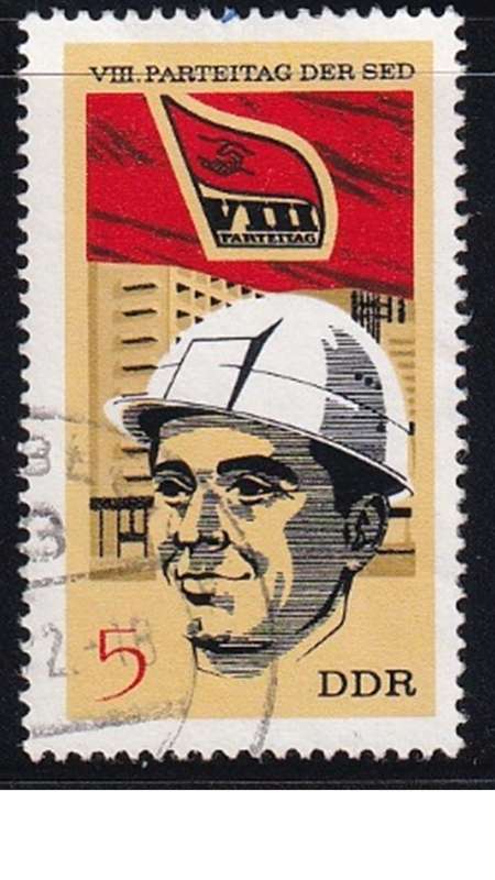 1971 The 8th Congress of SED, DDR.