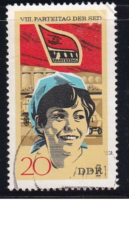1971 The 8th Congress of SED, DDR.