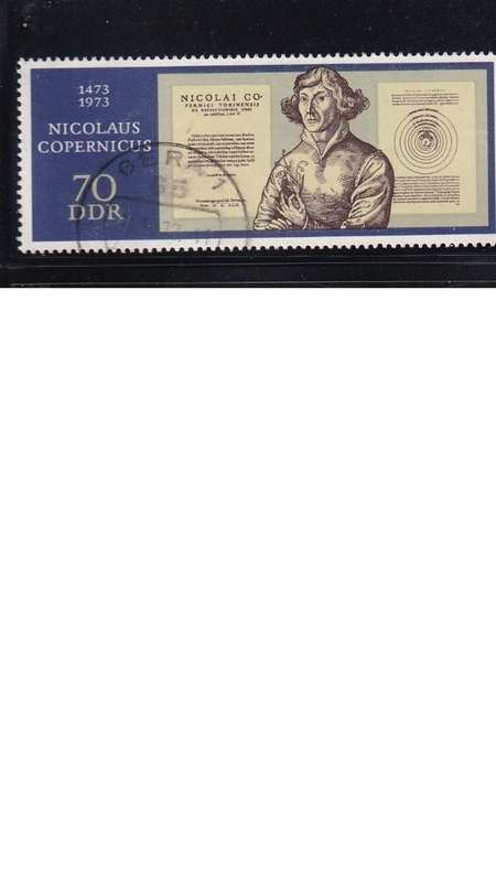 1973 The 500th Anniversary of the Birth of Nicolaus Copernicus, DDR.