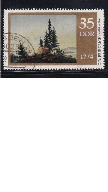 1974 Paintings - The 200th Anniversary of Caspar David Friedrich, DDR.