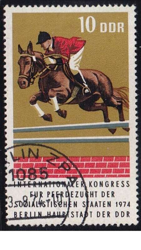 1974 Horses - International Horse Breeders of Socialist Countries Congress, DDR.