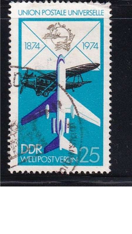 1974 The 100th Anniversary of the Universal Postal Union, DDR.