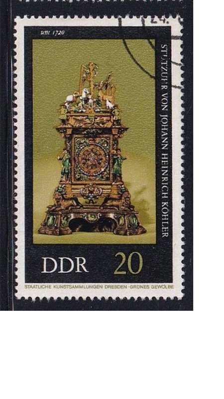 1975 Old Clocks, DDR.