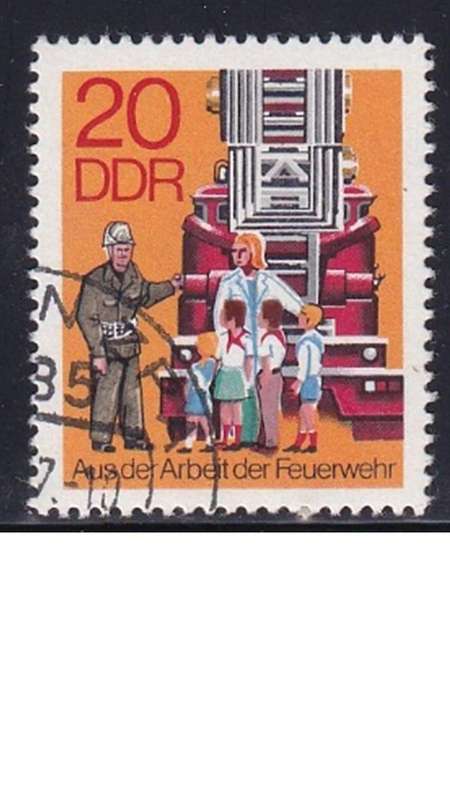 1977 Fire-fighting Service, DDR.