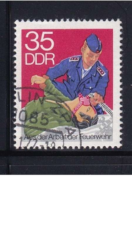 1977 Fire-fighting Service, DDR.