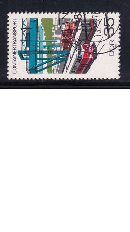 1978 Container Transportation, DDR.