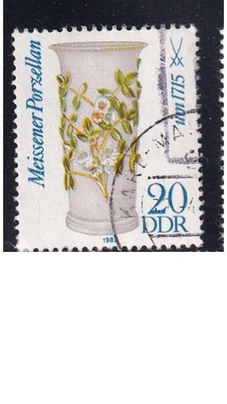 1982 Meissener Porcelain, DDR.