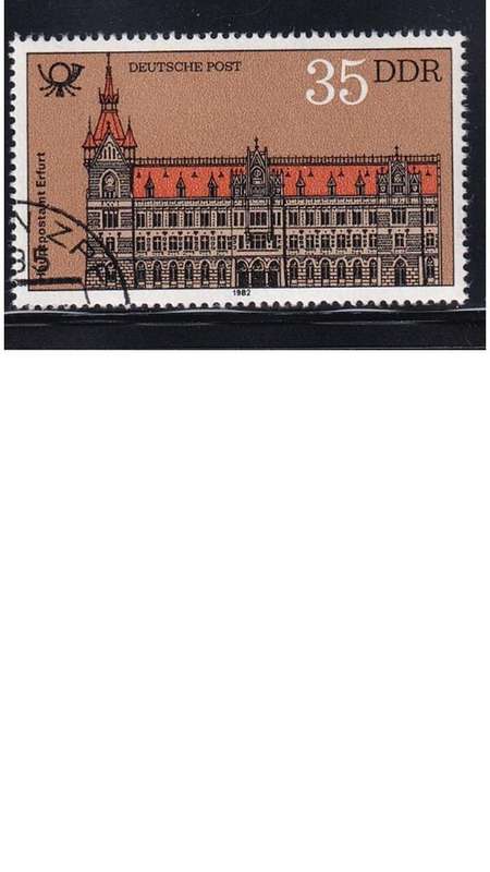1982 Post Buildings, DDR.