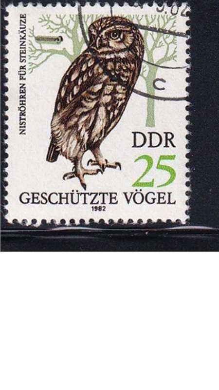 1982 Protected Bird Species, DDR.