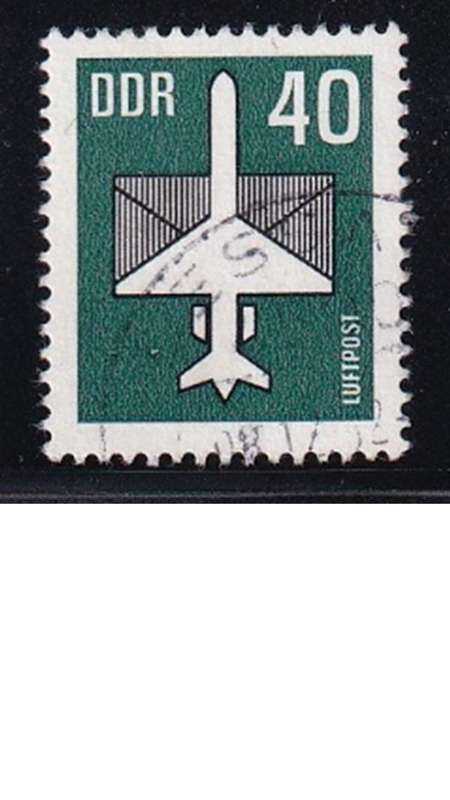 1982 Airmail - Airplane & Envelope, DDR.