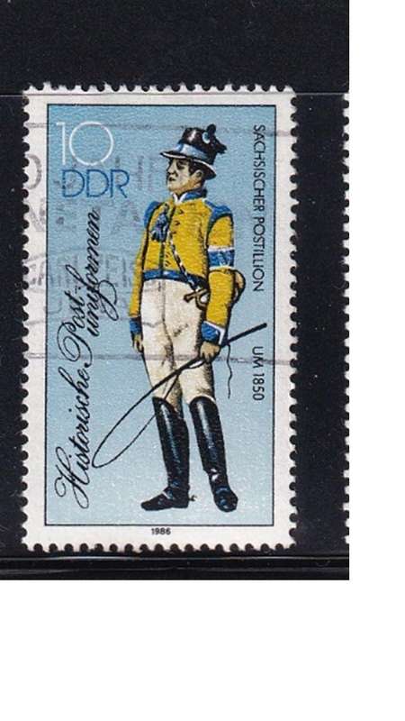 1986 German DDR Historic Post Uniforms