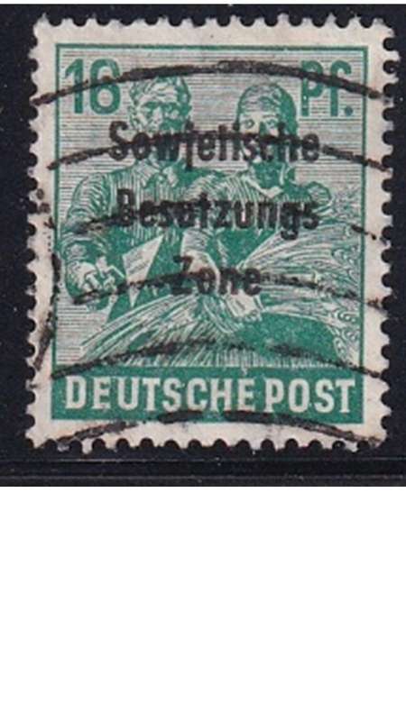 1948 Joint Allied Occupation Zones Stamps Overprinted "Sowjetische Besatzungs Zone"