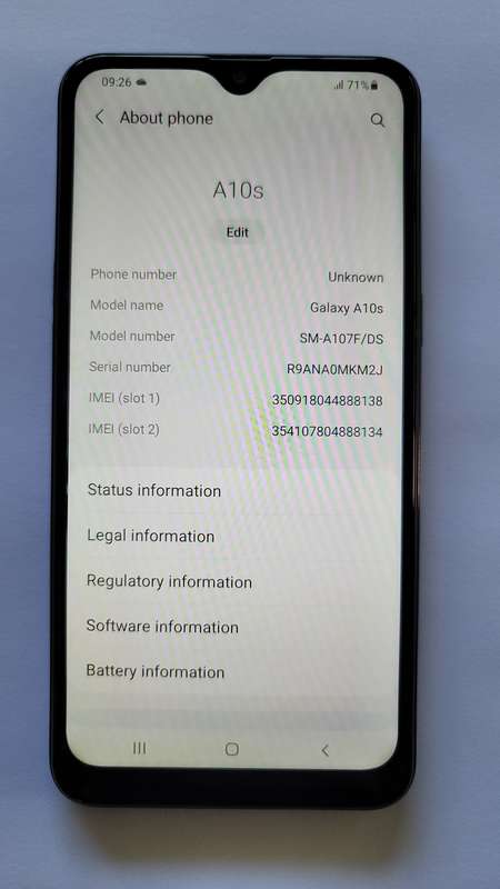 Samsung Galaxy A10s