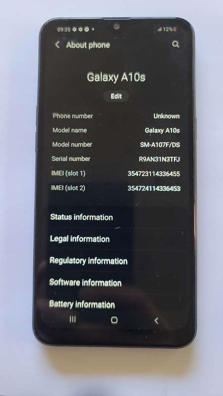 Samsung Galaxy A10s