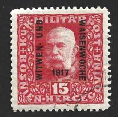 1917 BOSNIA HERZEGOVINA FRANZ JOSEPH I