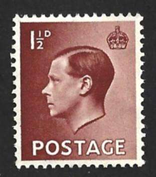1936 GREAT BRITAIN KING EDWARD VIII