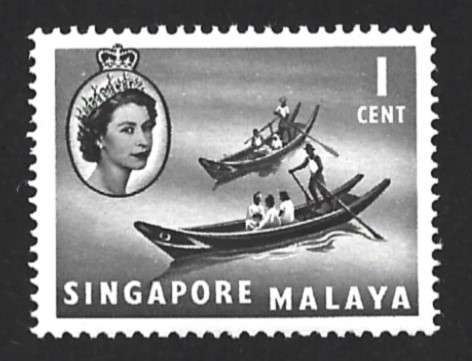 1955 SINGAPORE SHIPS