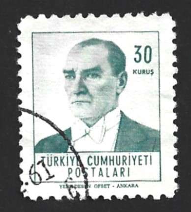 1961-62 TURKEY ATATURK