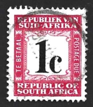 1961-71 SOUTH AFRICA NUMERAL