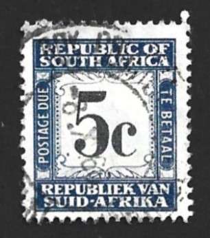 1961-71 SOUTH AFRICA NUMERAL