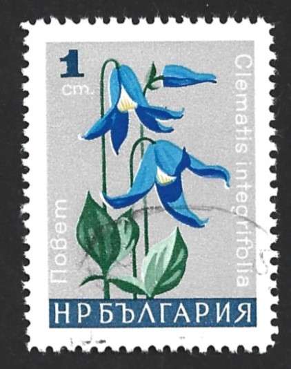 1966 BULGARIA FLOWERS